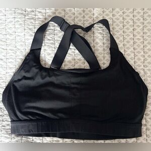 Lululemon‎ Black Sports Bra Size 8 EUC